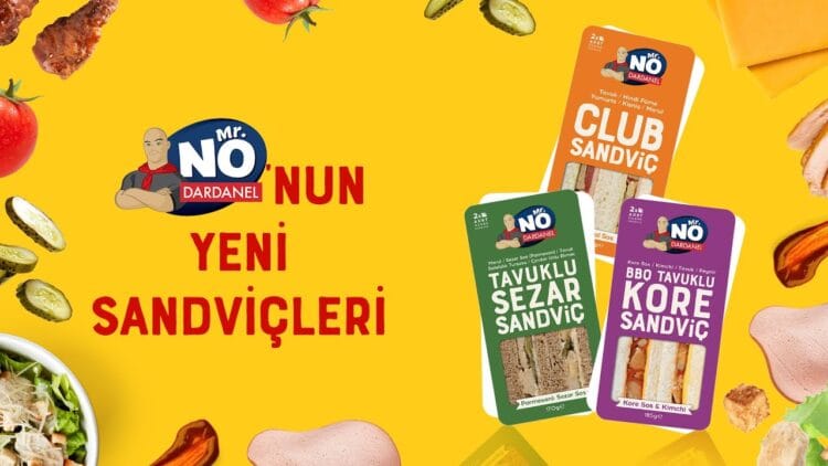 Mr. NO'nun üç yeni sandviç çeşidi rafa çıktı