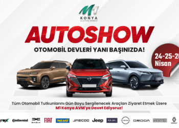 Otomotiv dünyasının önde gelen markaları M1 Konya’da sergilenecek