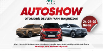 Otomotiv dünyasının önde gelen markaları M1 Konya’da sergilenecek