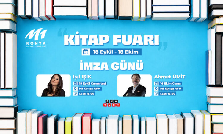 M1 Konya AVM’de Kitap Fuarı Başlıyor